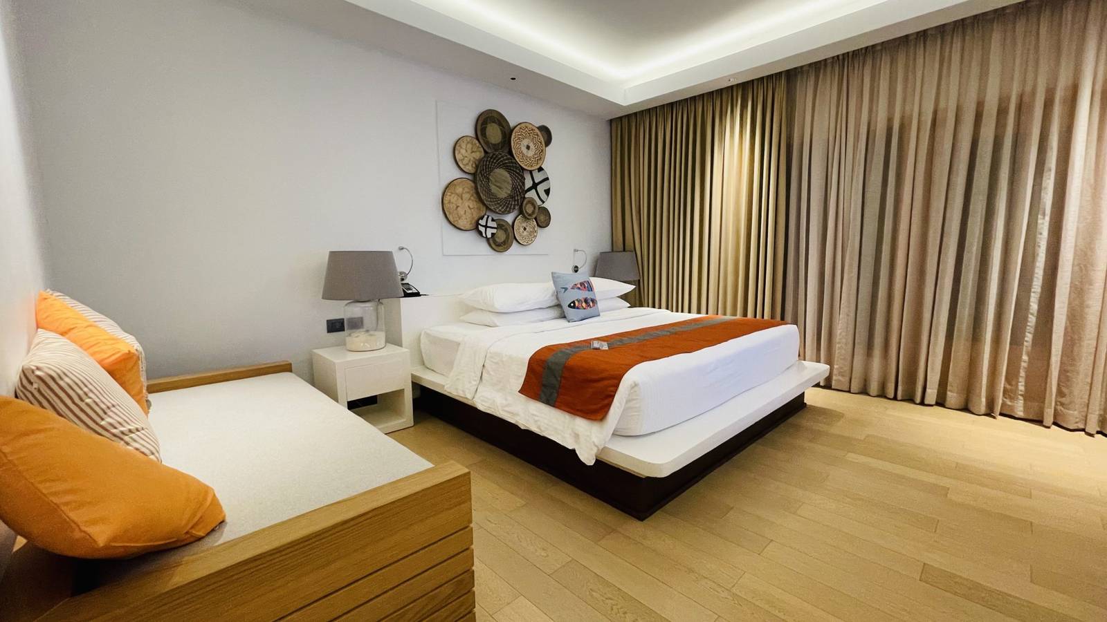 Chambre claire et aeree pour dormir au frais en ete